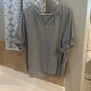 Gray blouse